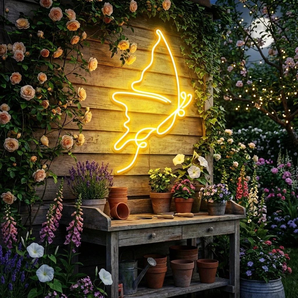 Butterfly Led Neon Sign Light