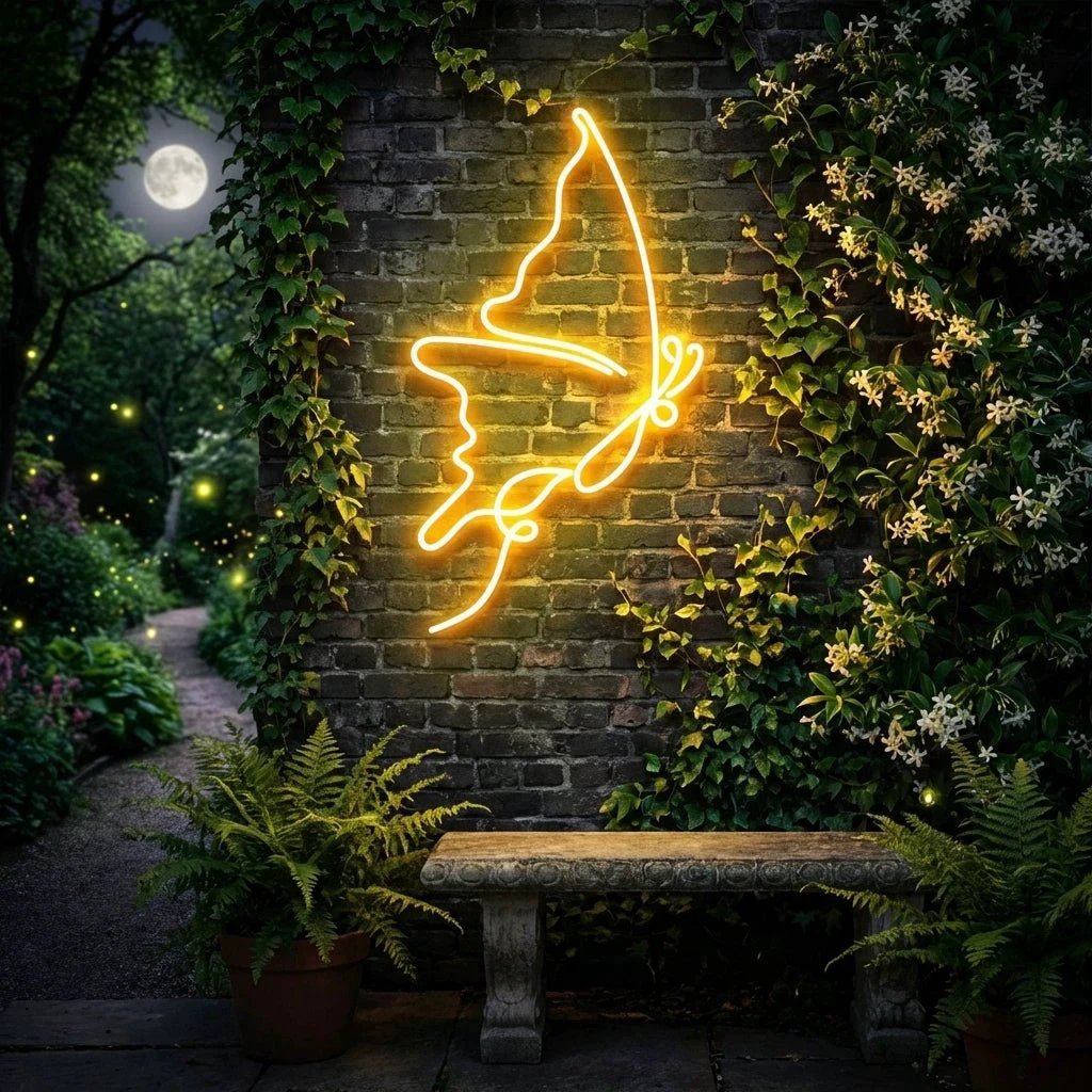 Butterfly Led Neon Sign Light