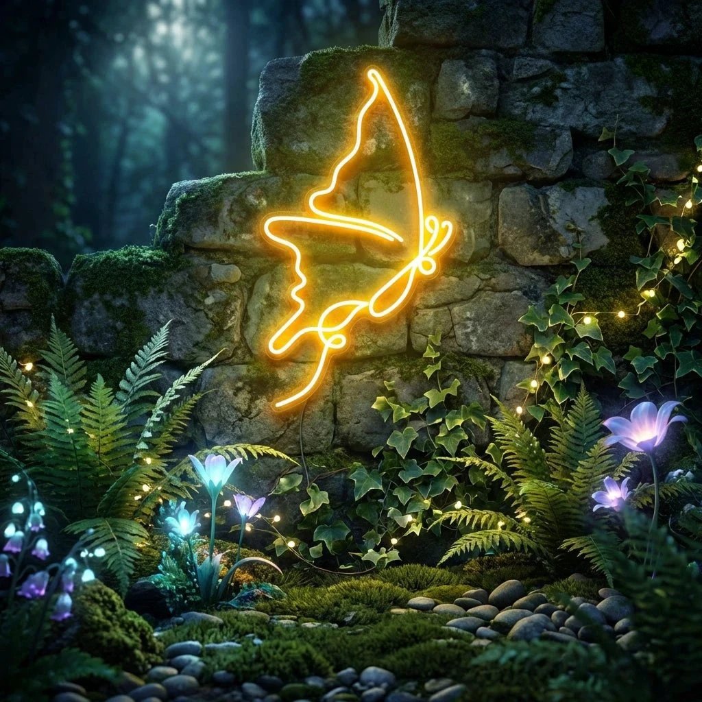Butterfly Led Neon Sign Light