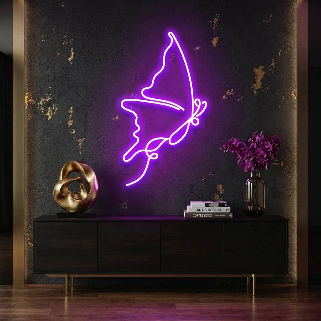 Butterfly Led Neon Sign Light