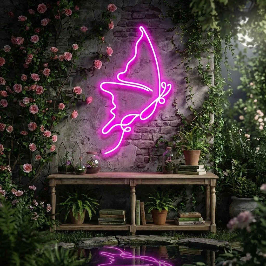 Butterfly Led Neon Sign Light