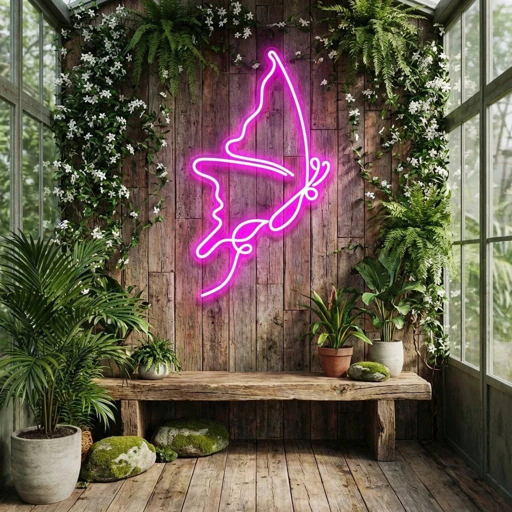 Butterfly Led Neon Sign Light