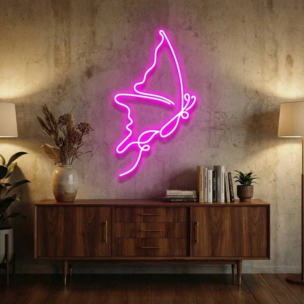 Butterfly Led Neon Sign Light