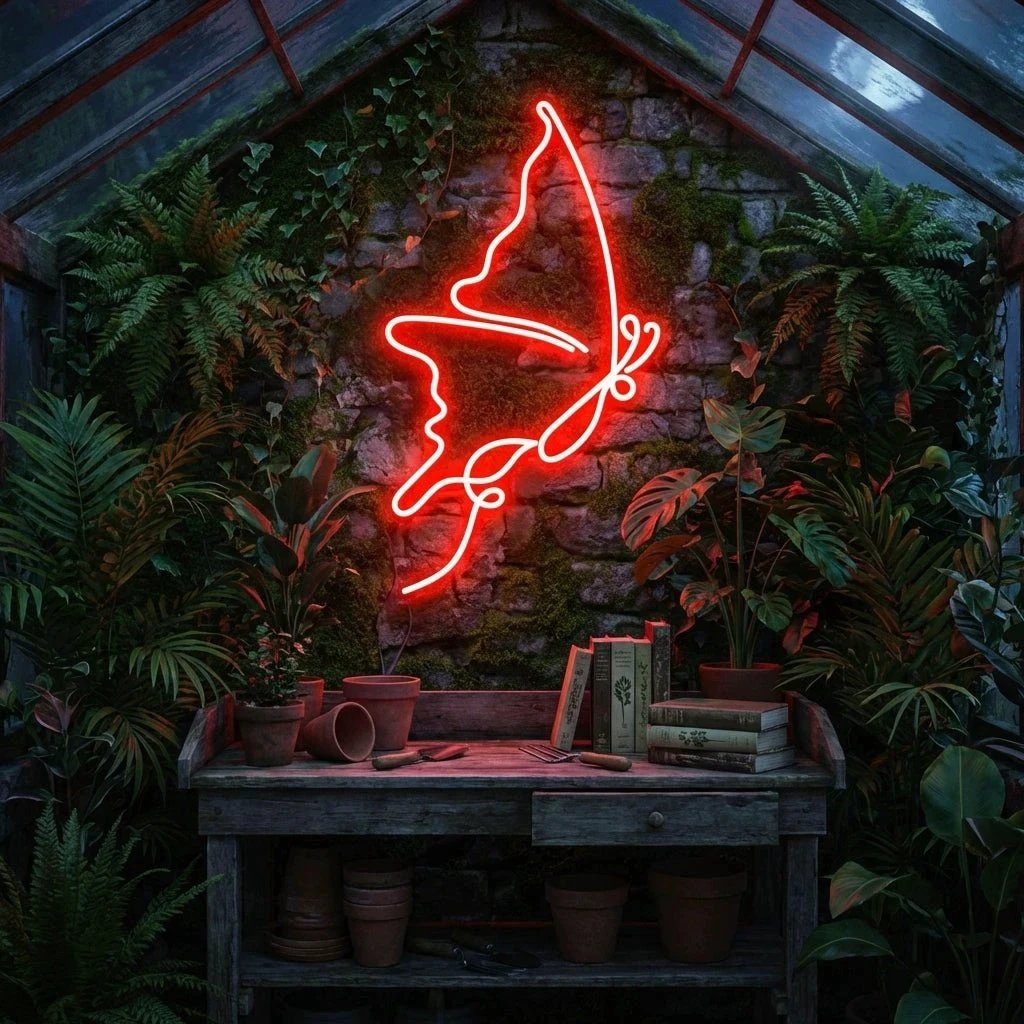 Butterfly Led Neon Sign Light