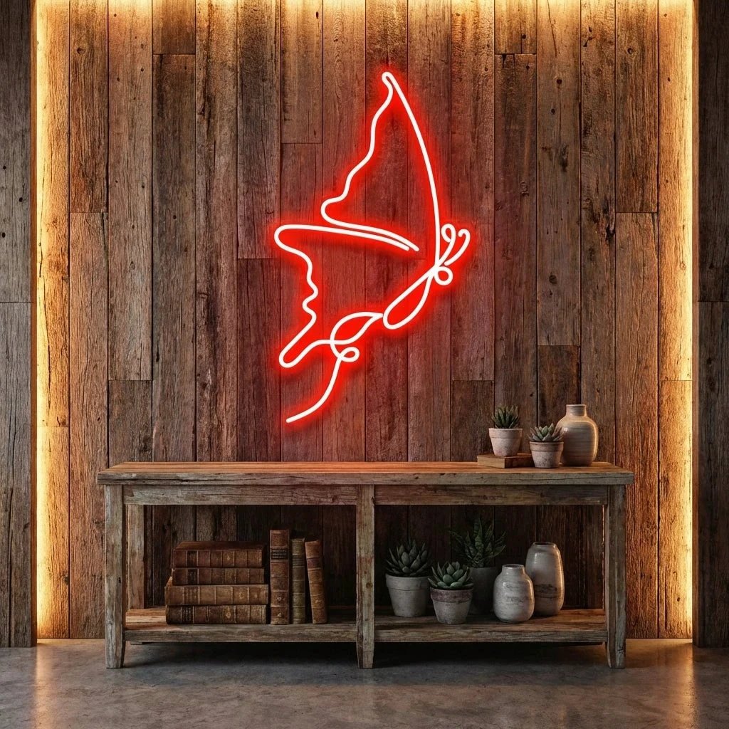 Butterfly Led Neon Sign Light