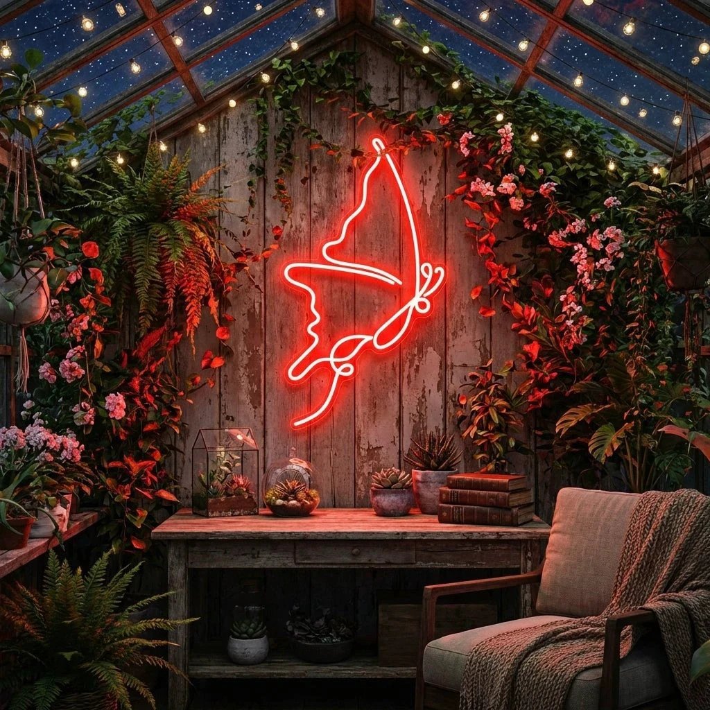 Butterfly Led Neon Sign Light