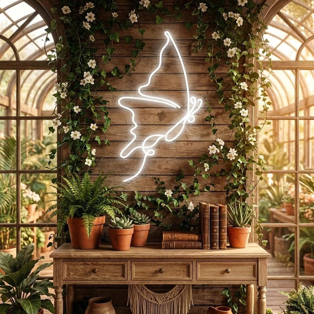 Butterfly Led Neon Sign Light