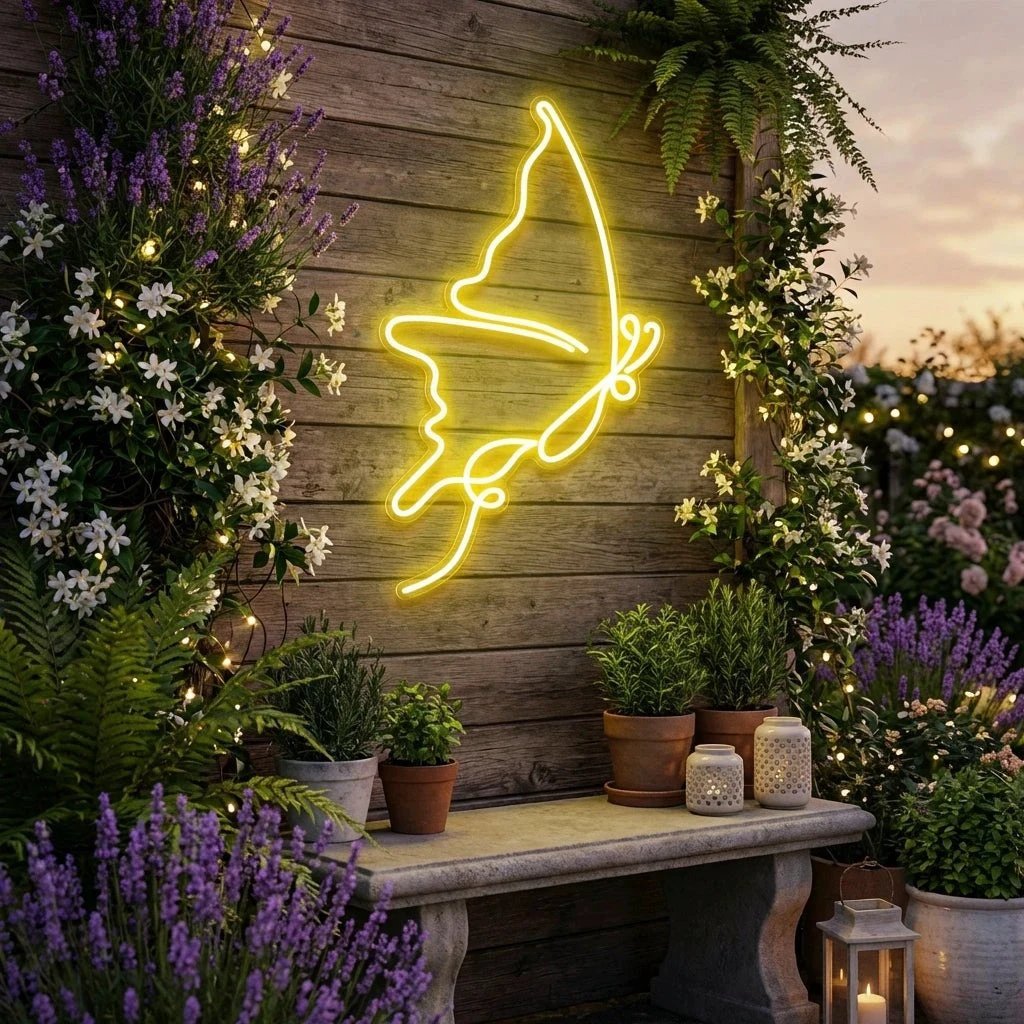 Butterfly Led Neon Sign Light