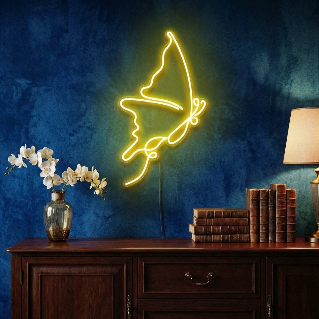 Butterfly Led Neon Sign Light