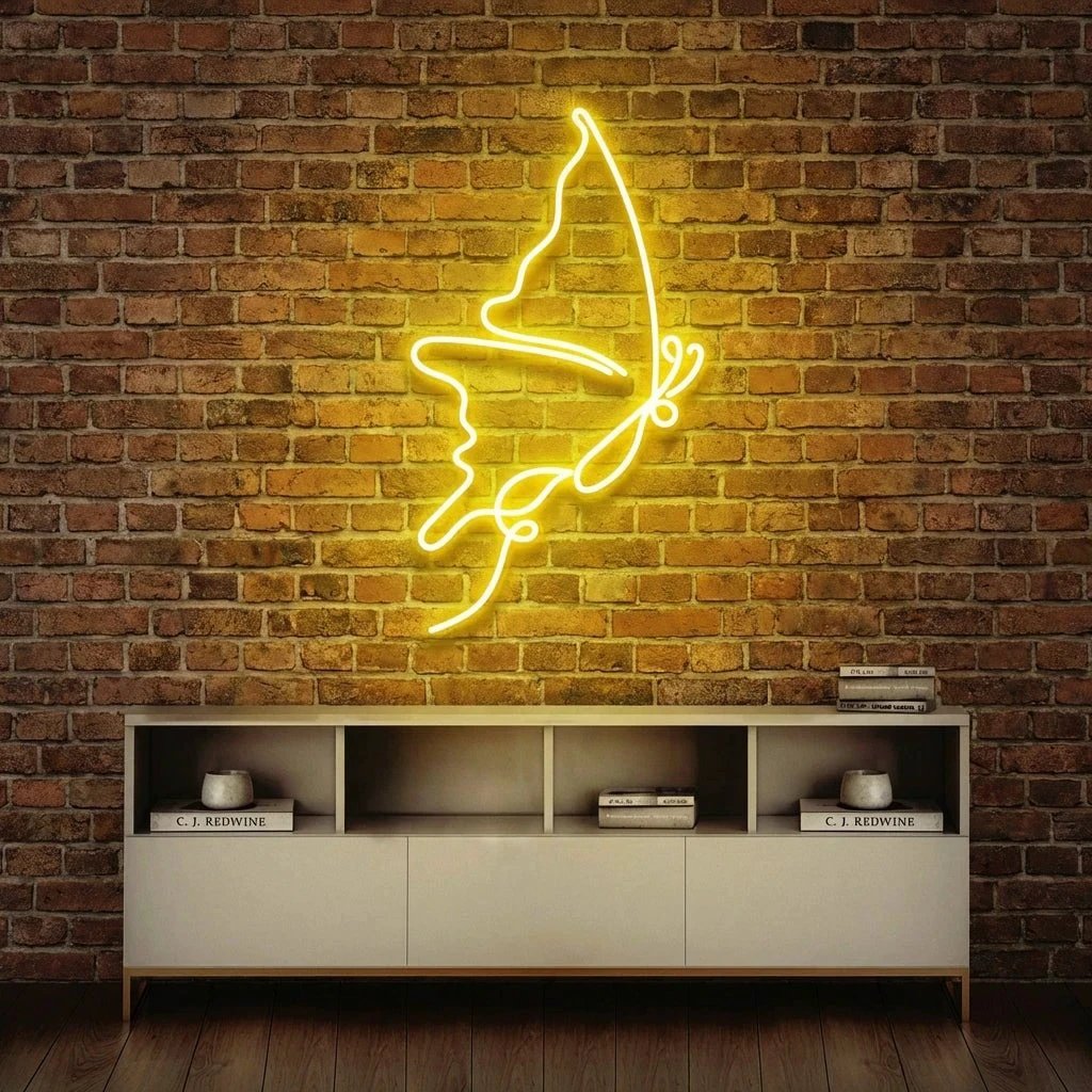 Butterfly Led Neon Sign Light