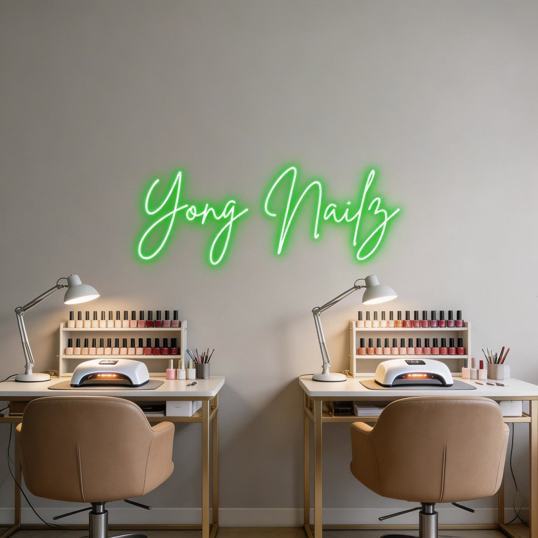 Custom Neon: Yong Nailz