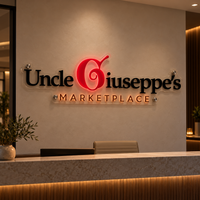 Uncle Giuseppe’s Marketplace Logo - Custom LED Neon Sign