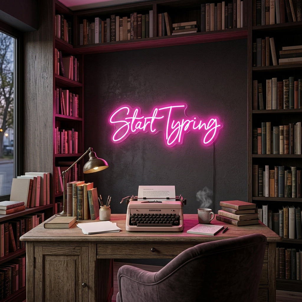 Custom Neon: Start Typing