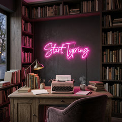 Custom Neon: Start Typing