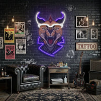 Caracal Cat LED Neon Sign Light Pop Art