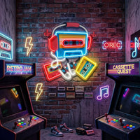 Cassette LED Neon Sign Light Pop Art