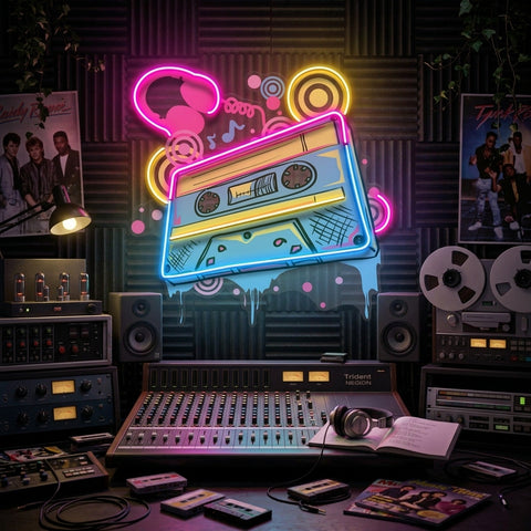 Cassette Color LED Neon Sign Light Pop Art