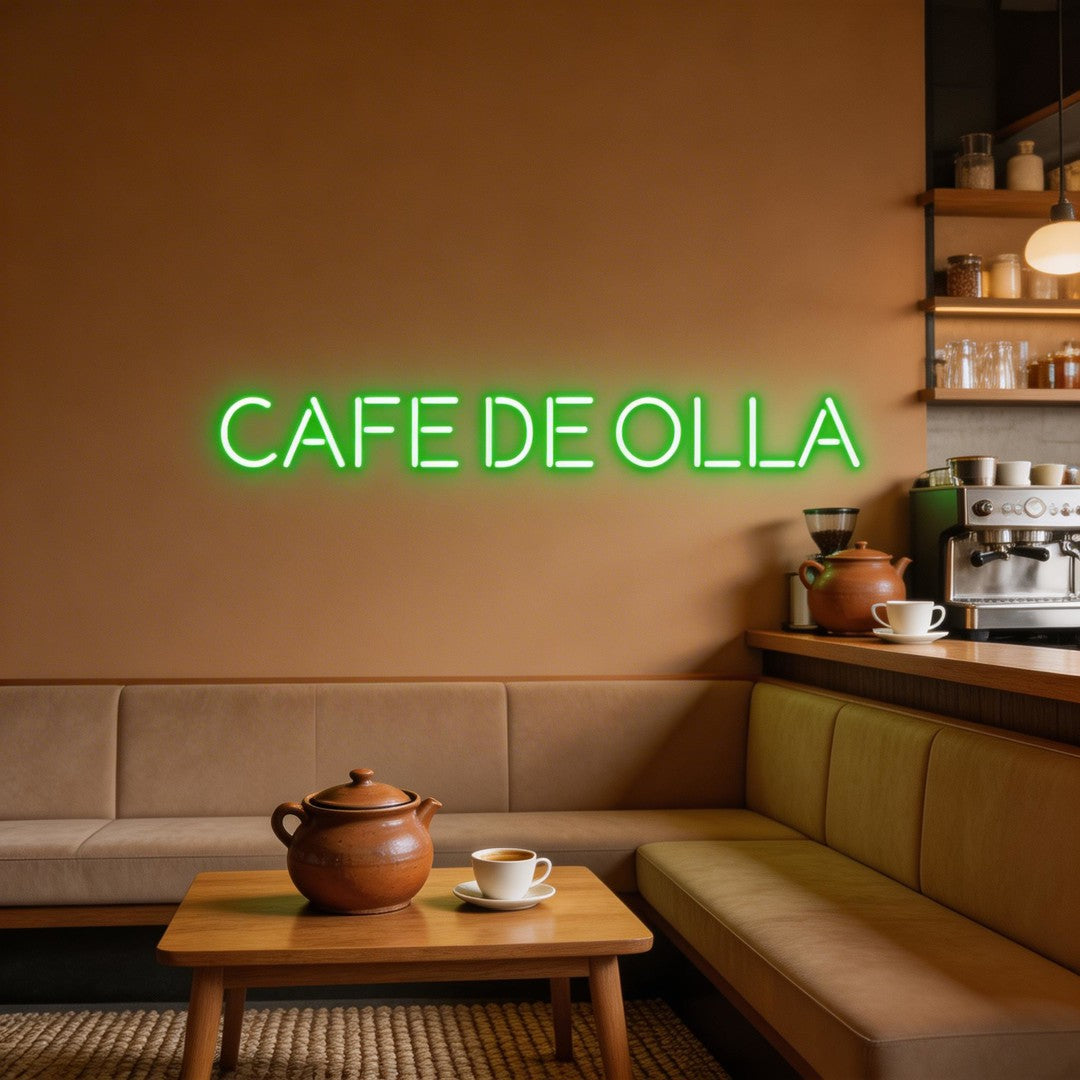 Custom Neon: CAFE DE OLLA