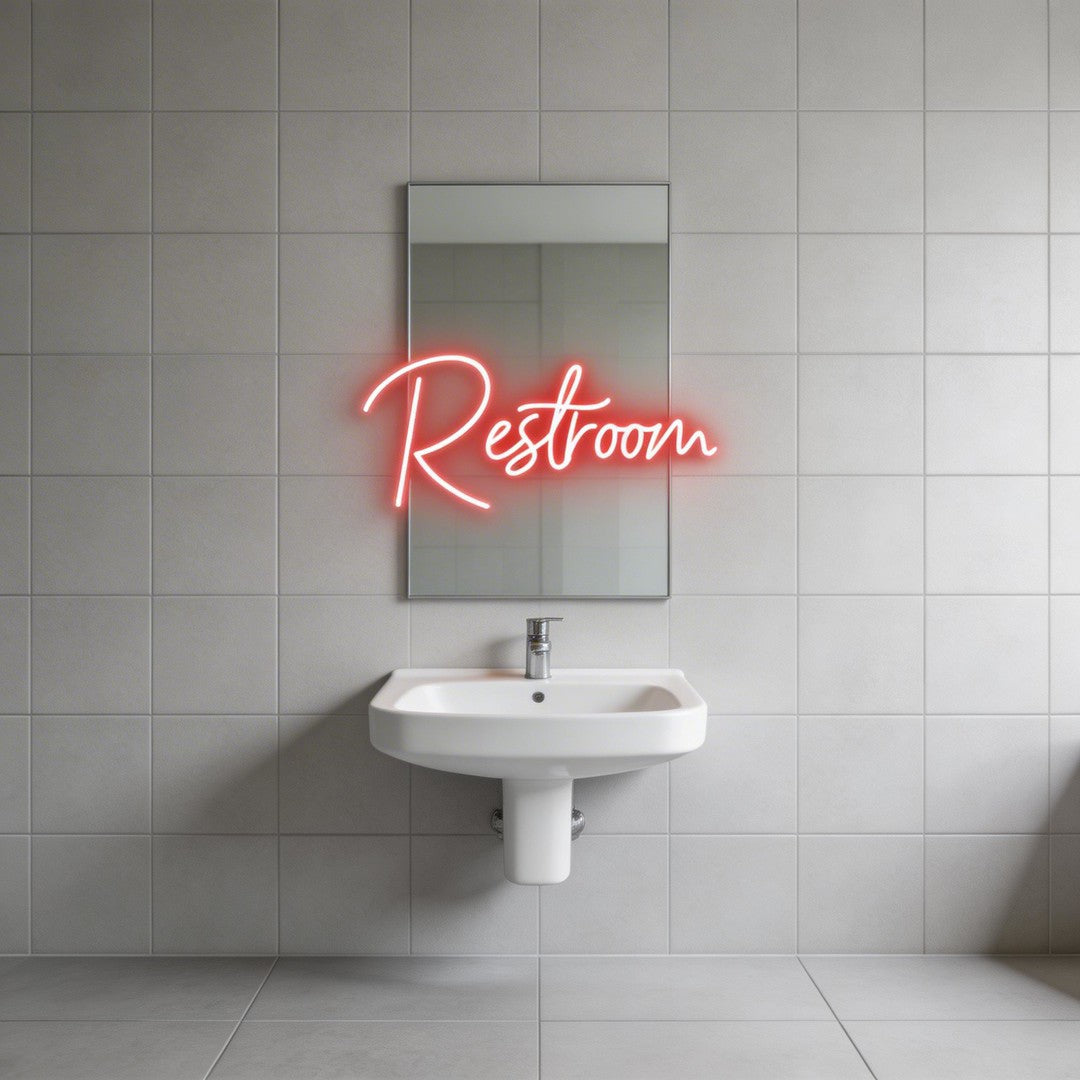 Custom Neon: Restroom