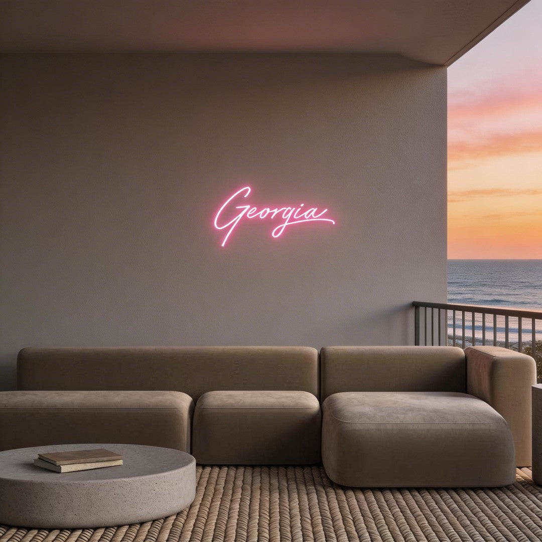 Custom Neon: Georgia