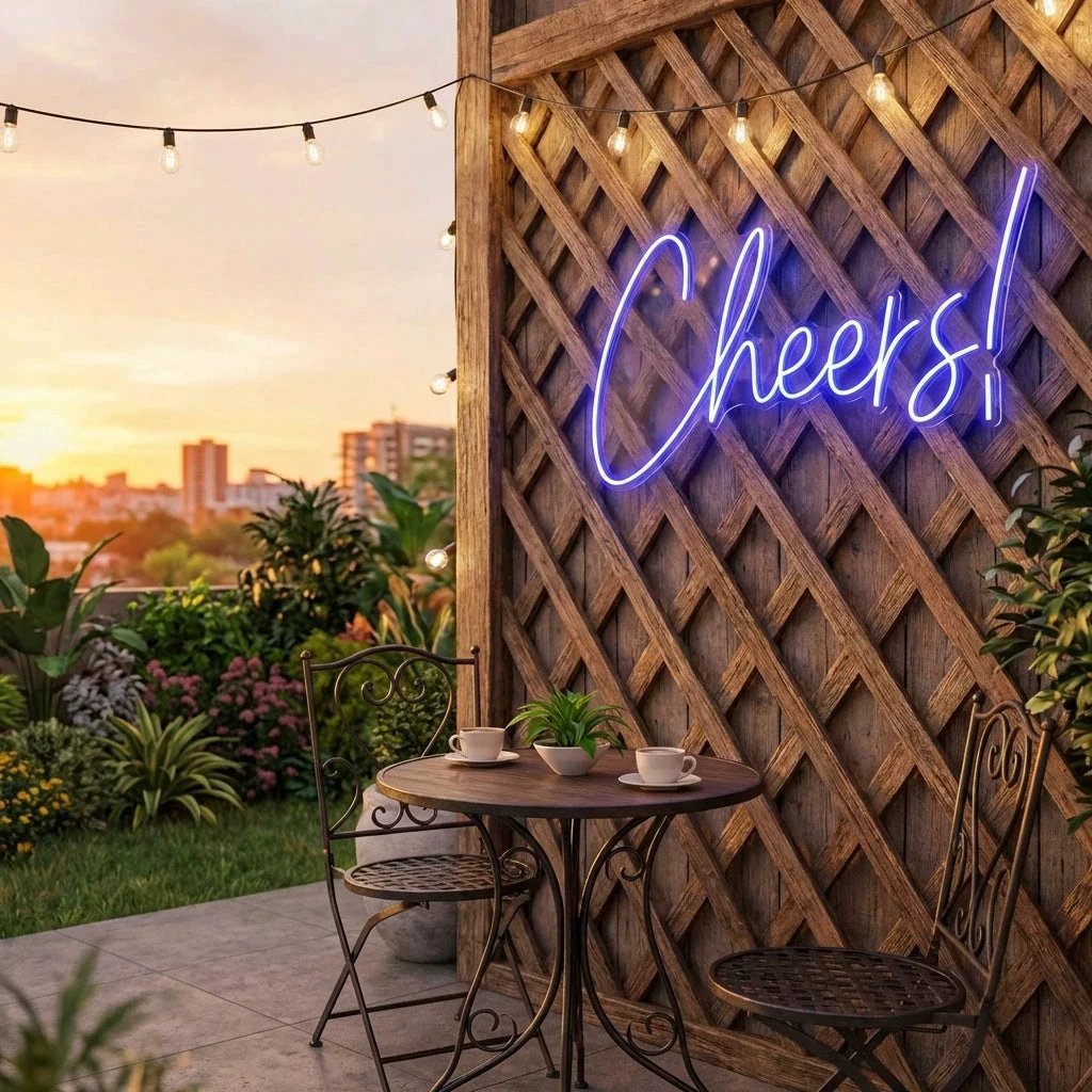 Cheers Led Neon Sign Light