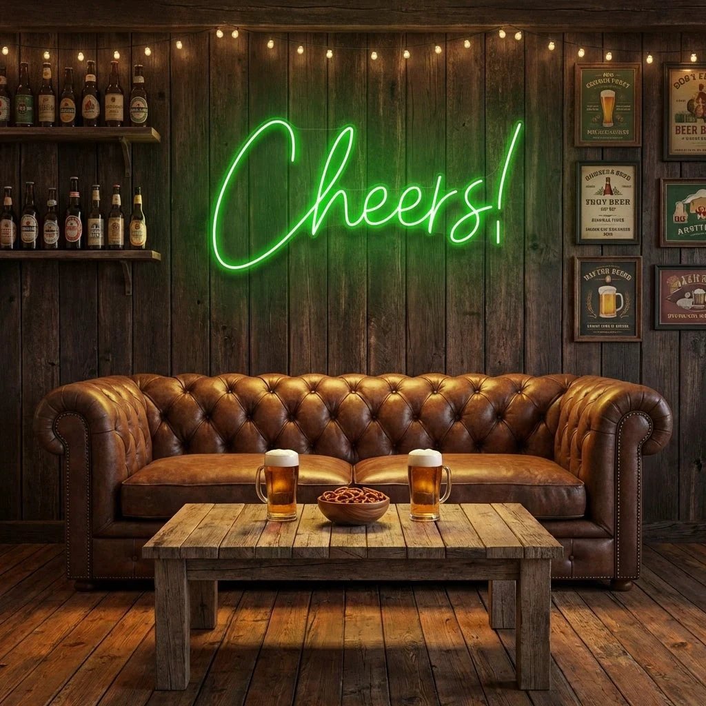 Cheers Led Neon Sign Light