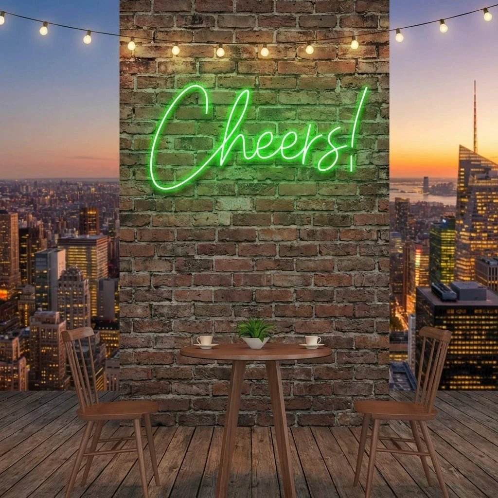 Cheers Led Neon Sign Light
