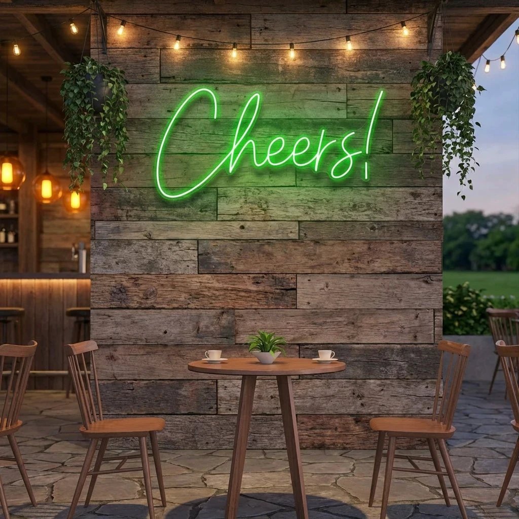 Cheers Led Neon Sign Light