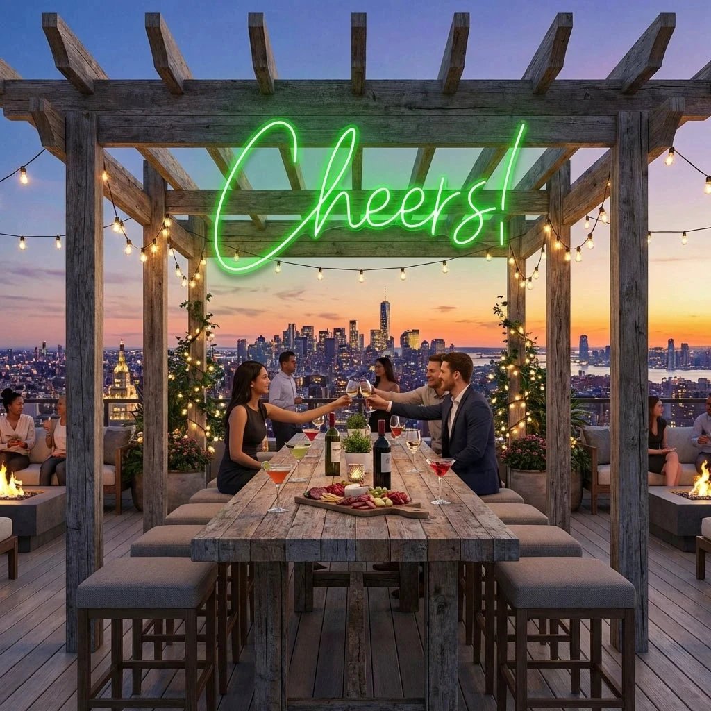 Cheers Led Neon Sign Light
