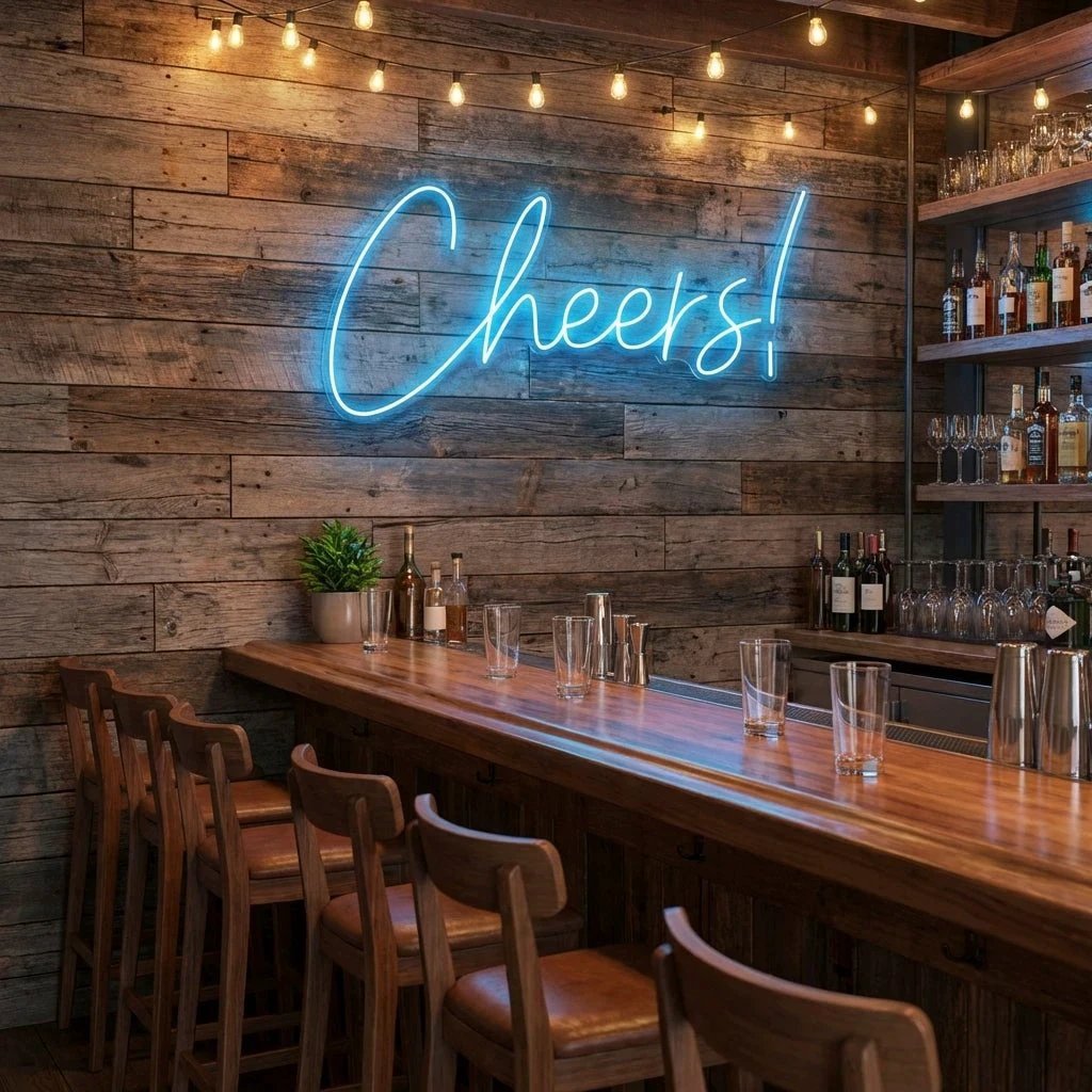 Cheers Led Neon Sign Light