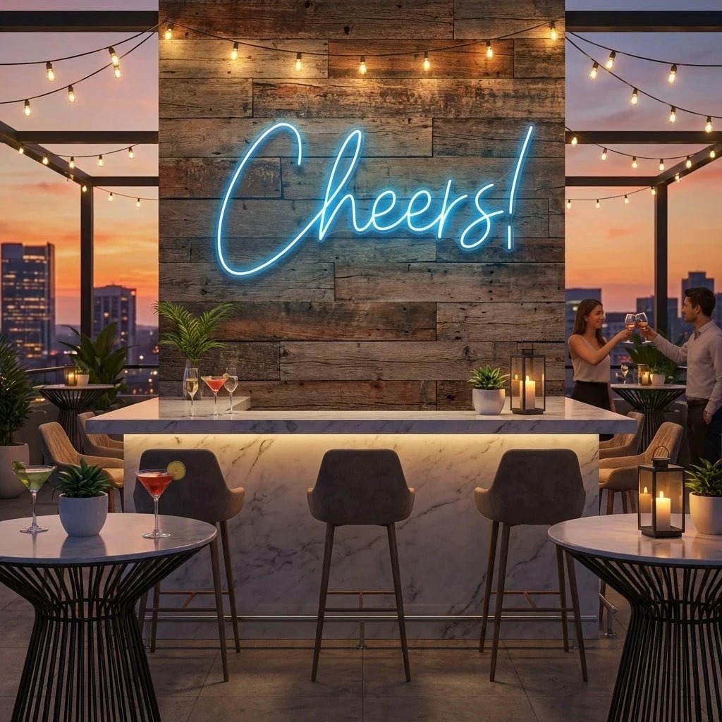 Cheers Led Neon Sign Light