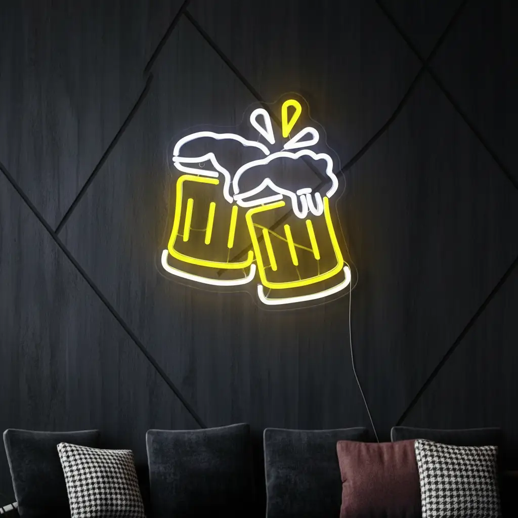 Beer Cheers Neon Sign