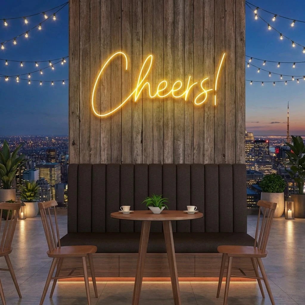 Cheers Led Neon Sign Light