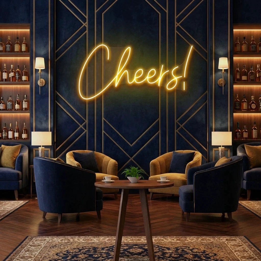 Cheers Led Neon Sign Light