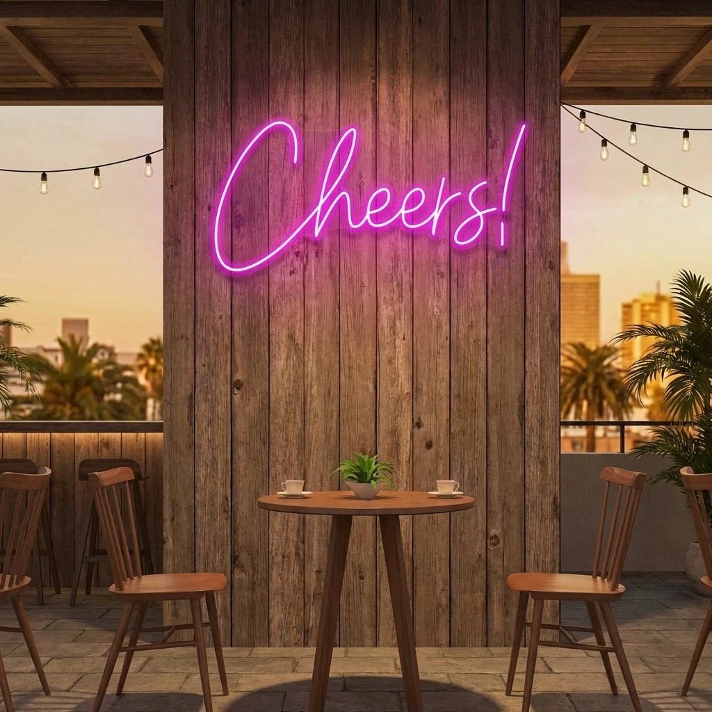Cheers Led Neon Sign Light