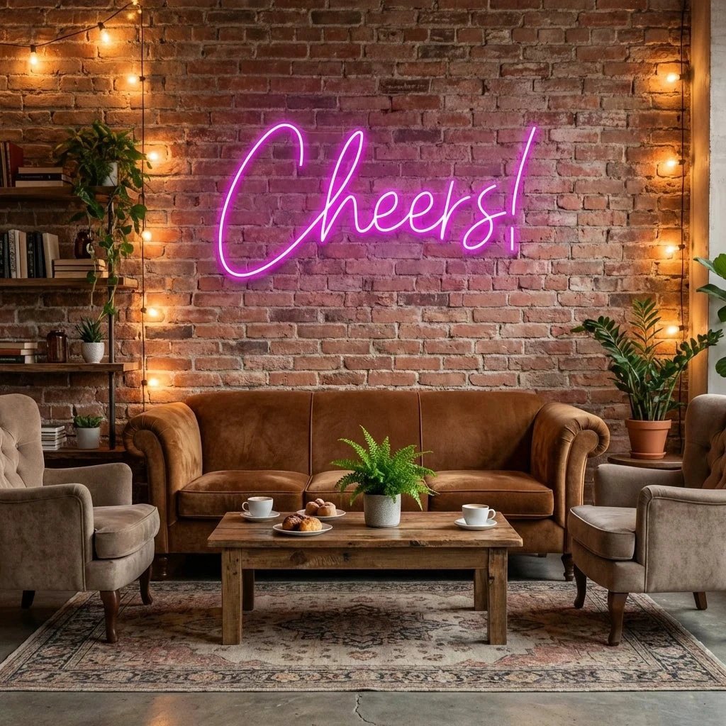 Cheers Led Neon Sign Light