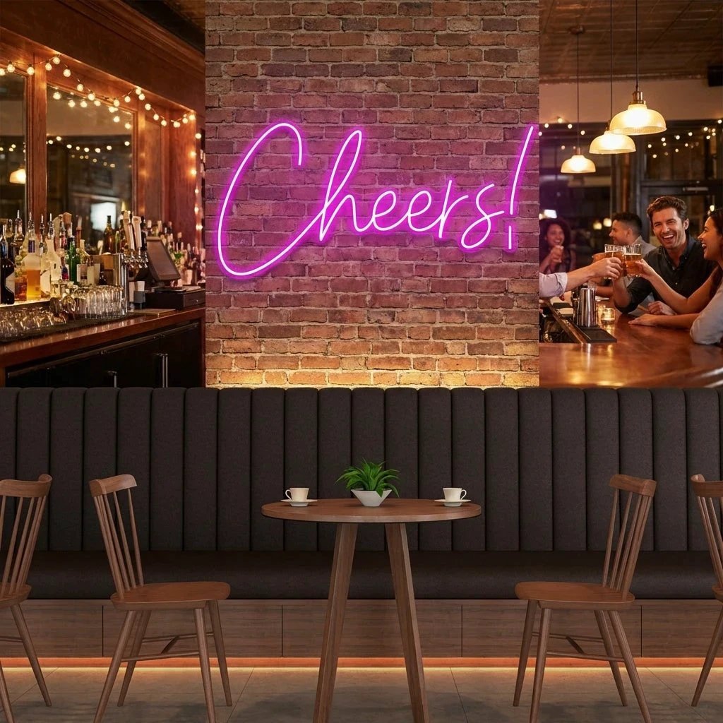 Cheers Led Neon Sign Light