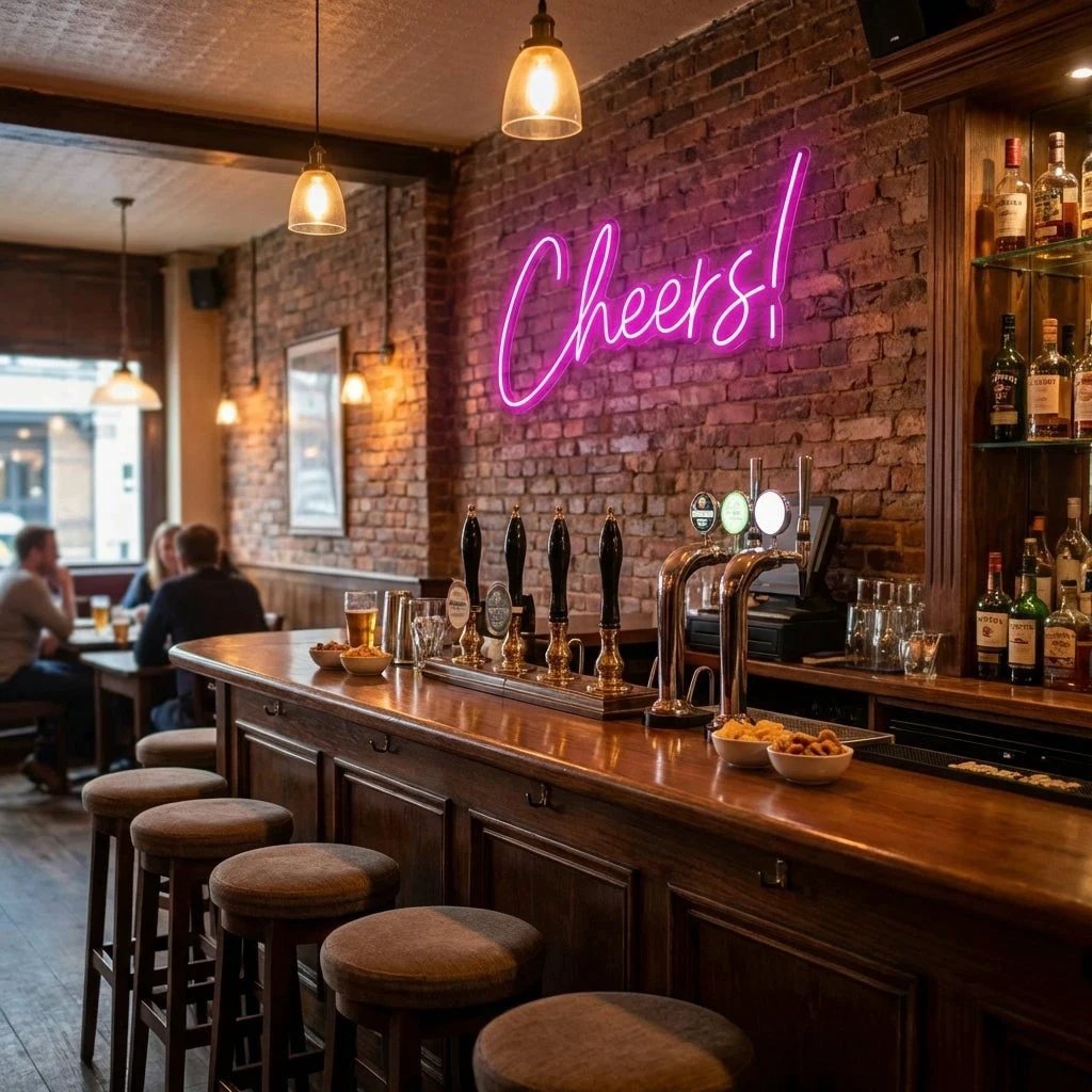 Cheers Led Neon Sign Light