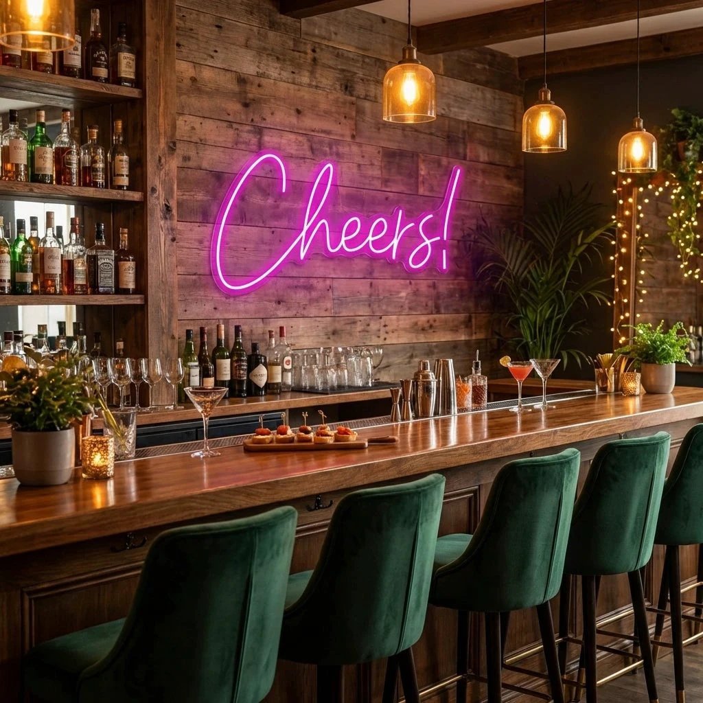 Cheers Led Neon Sign Light