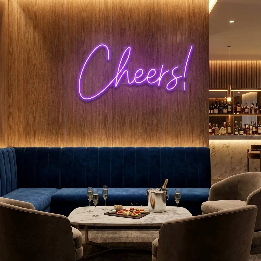 Cheers Led Neon Sign Light