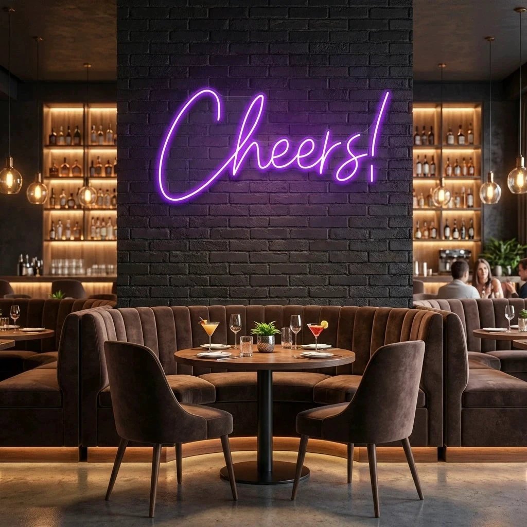 Cheers Led Neon Sign Light