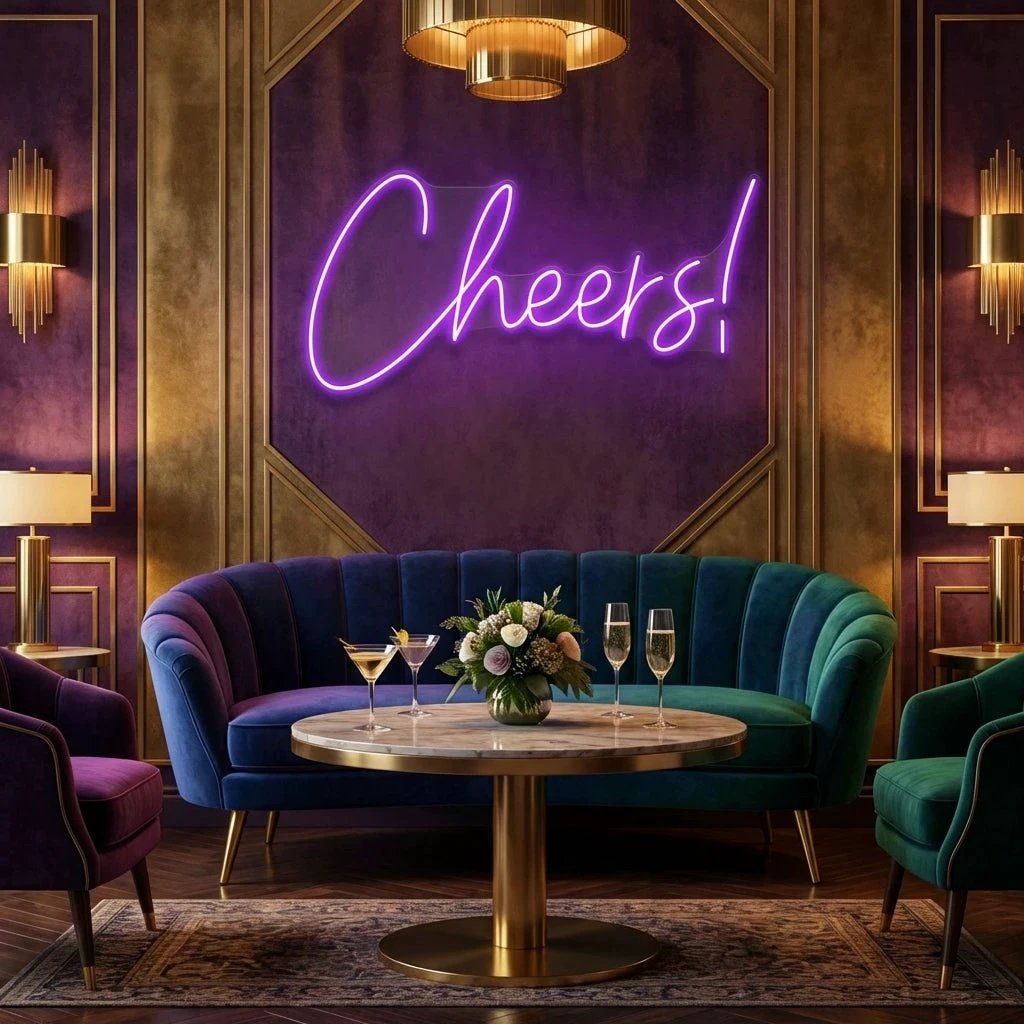 Cheers Led Neon Sign Light