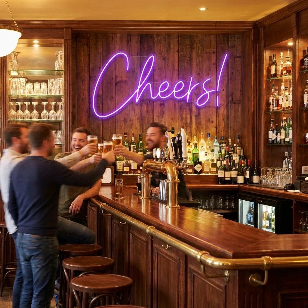 Cheers Led Neon Sign Light