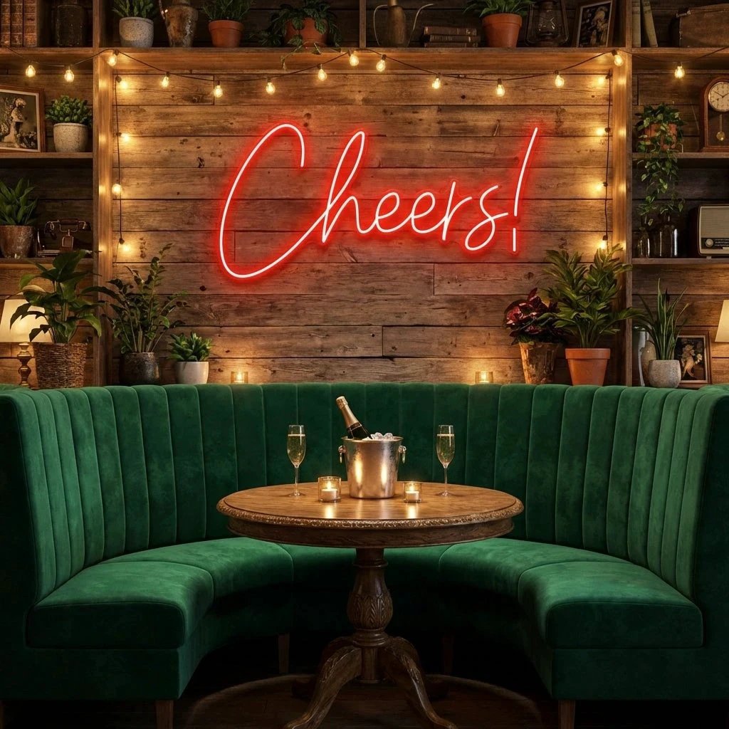 Cheers Led Neon Sign Light