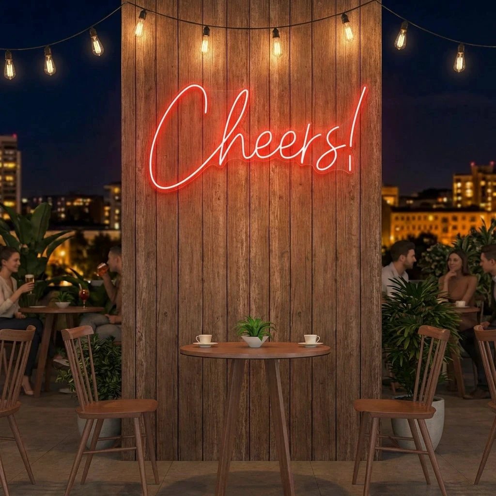 Cheers Led Neon Sign Light