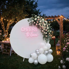 Cheers To Love Led Neon Sign Light, Wedding Neon Sign For Reception