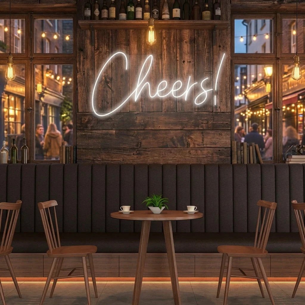 Cheers Led Neon Sign Light