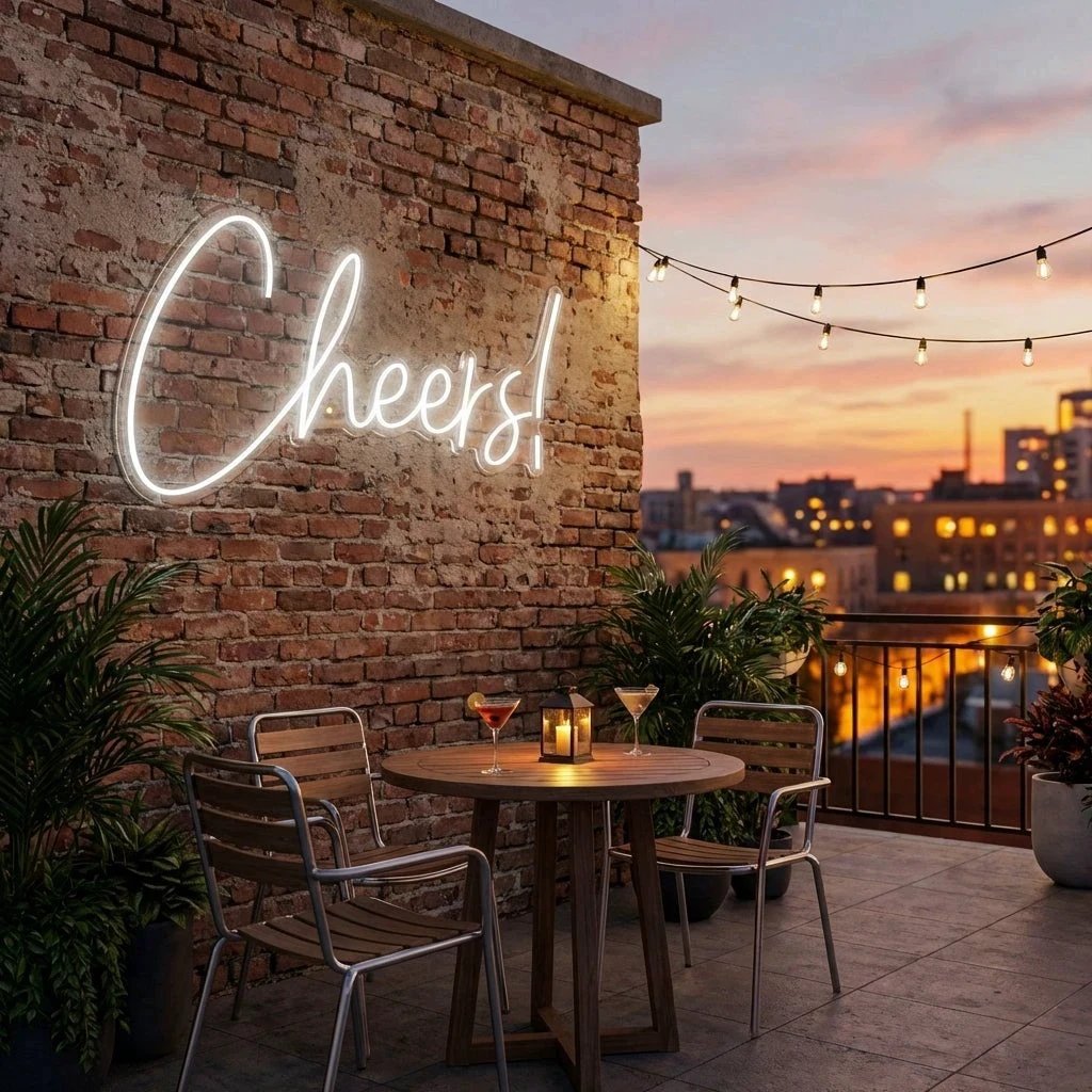 Cheers Led Neon Sign Light