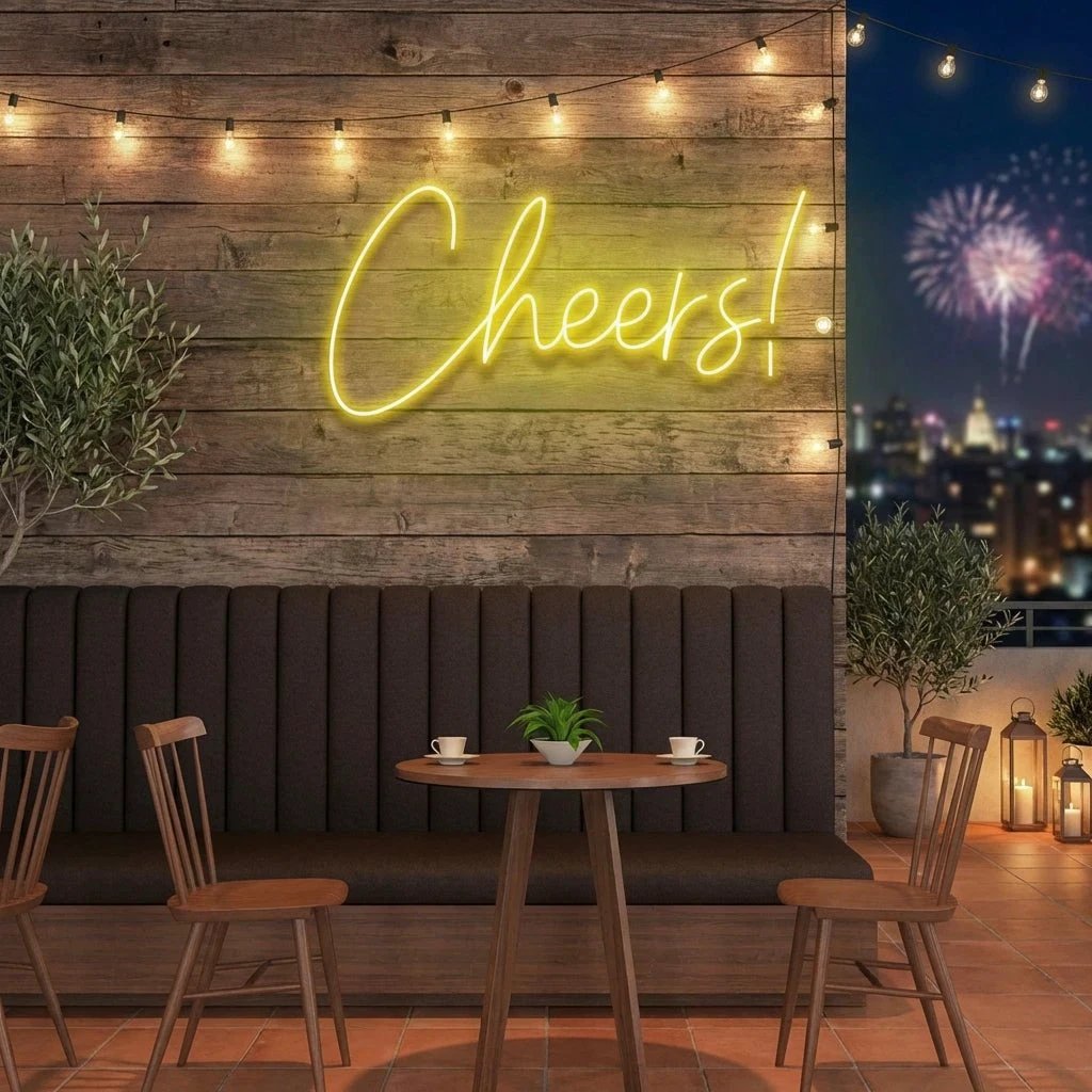 Cheers Led Neon Sign Light