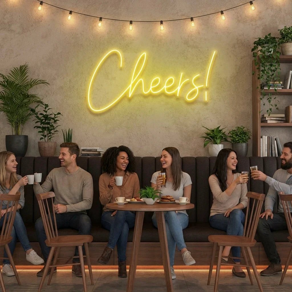 Cheers Led Neon Sign Light